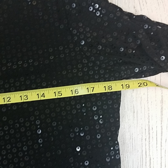 Vintage Laura Ashley Cropped Sequin Top - Picture 5 of 7